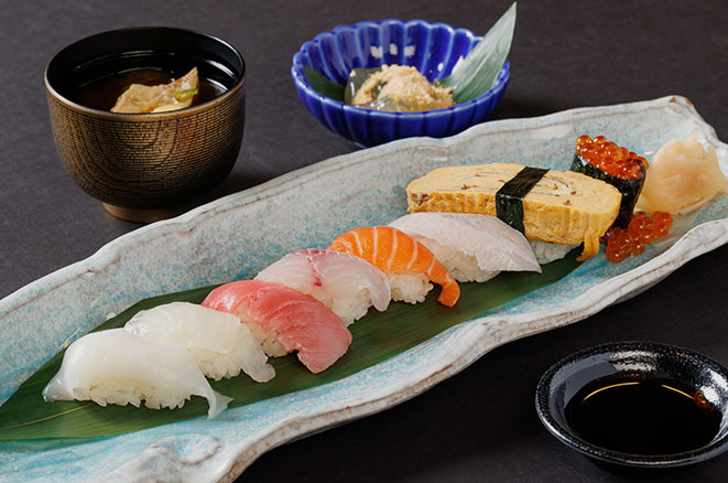 握り寿司定食